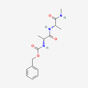 molecular formula C15H21N3O4 B14591619 N-[(Benzyloxy)carbonyl]-D-alanyl-N-methyl-L-alaninamide CAS No. 61280-91-9