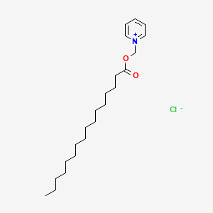 molecular formula C22H38ClNO2 B14591639 1-Hexadecanoyloxymethyl-Pyridinium Chloride CAS No. 61413-60-3