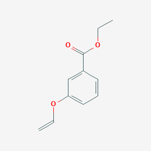 molecular formula C11H12O3 B14591645 Ethyl 3-(ethenyloxy)benzoate CAS No. 61031-65-0