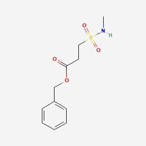 molecular formula C11H15NO4S B1459166 苯甲酸-3-(甲基磺酰氨基)丙酯 CAS No. 1424042-10-3