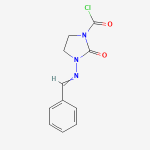 3-(Benzylideneamino)-2-oxoimidazolidine-1-carbonyl chloride