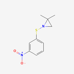 2,2-Dimethyl-1-[(3-nitrophenyl)sulfanyl]aziridine