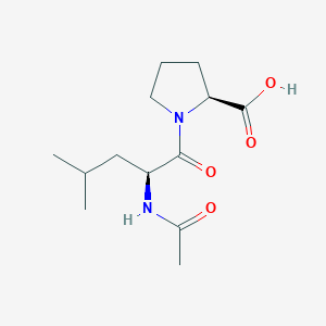 molecular formula C13H22N2O4 B14591695 N-Acetyl-L-leucyl-L-proline CAS No. 61434-53-5