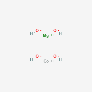 molecular formula CoH4MgO4 B14591713 Cobalt(2+) magnesium hydroxide (1/1/4) CAS No. 61179-07-5