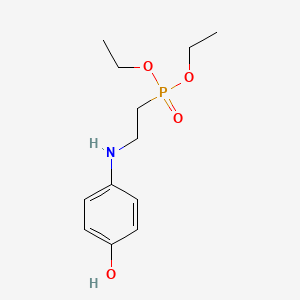 Diethyl [2-(4-hydroxyanilino)ethyl]phosphonate