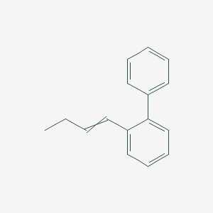 molecular formula C16H16 B14591777 2-(But-1-en-1-yl)-1,1'-biphenyl CAS No. 61313-05-1