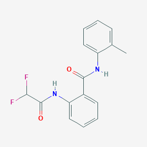 2-(2,2-Difluoroacetamido)-N-(2-methylphenyl)benzamide