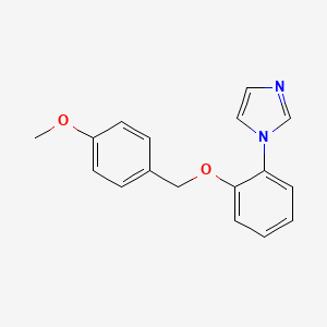 1-{2-[(4-Methoxyphenyl)methoxy]phenyl}-1H-imidazole