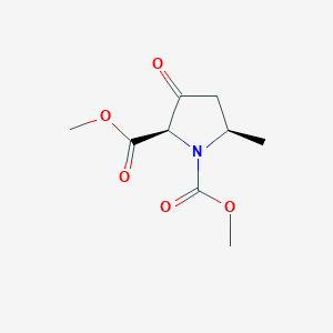 dimethyl (2R,5R)-5-methyl-3-oxopyrrolidine-1,2-dicarboxylate