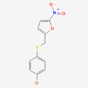 2-{[(4-Bromophenyl)sulfanyl]methyl}-5-nitrofuran