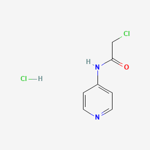 molecular formula C7H8Cl2N2O B1459182 2-氯-N-(吡啶-4-基)乙酰胺盐酸盐 CAS No. 181825-66-1