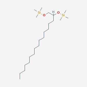 molecular formula C23H52O2Si2 B14591856 1,2-Heptadecanediol, di-TMS CAS No. 61574-61-6