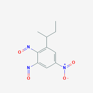 1-(Butan-2-yl)-5-nitro-2,3-dinitrosobenzene