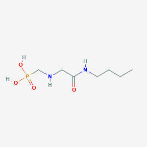 molecular formula C7H17N2O4P B14591865 N-Butyl-N~2~-(phosphonomethyl)glycinamide CAS No. 61443-85-4