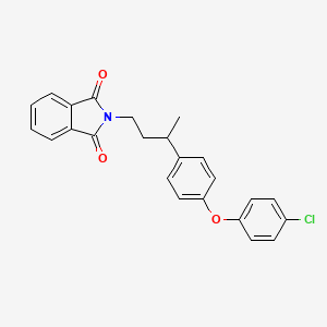 2-{3-[4-(4-Chlorophenoxy)phenyl]butyl}-1H-isoindole-1,3(2H)-dione