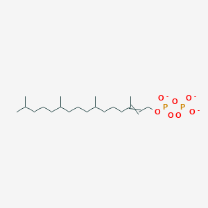 molecular formula C20H39O7P2-3 B14591904 [Oxido(3,7,11,15-tetramethylhexadec-2-enoxy)phosphoryl] phosphate CAS No. 61252-15-1