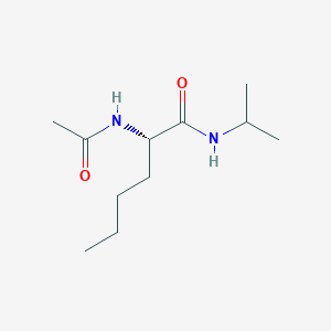 N~2~-Acetyl-N-propan-2-yl-L-norleucinamide