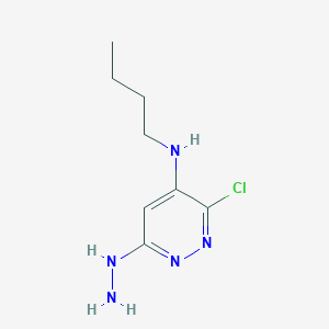 N-butyl-3-chloro-6-hydrazinylpyridazin-4-amine