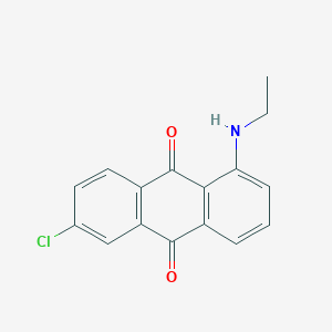 6-Chloro-1-(ethylamino)anthracene-9,10-dione