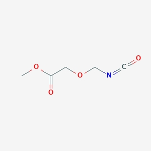 molecular formula C5H7NO4 B1459195 Methyl 2-(isocyanatomethoxy)acetate CAS No. 1486470-15-8