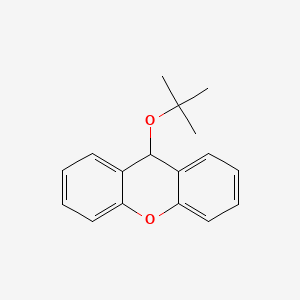 molecular formula C17H18O2 B14591988 9-tert-butoxy-9H-xanthene CAS No. 61307-89-9