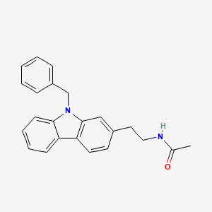 N-[2-(9-Benzyl-9H-carbazol-2-YL)ethyl]acetamide