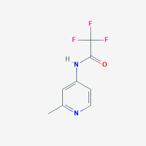 molecular formula C8H7F3N2O B1459210 2,2,2-trifluoro-N-(2-methylpyridin-4-yl)acetamide CAS No. 1443981-99-4