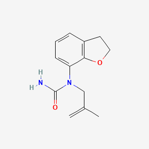 N-(2,3-Dihydro-1-benzofuran-7-yl)-N-(2-methylprop-2-en-1-yl)urea