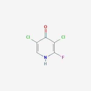 molecular formula C5H2Cl2FNO B1459217 3,5-Dichloro-2-fluoropyridin-4-ol CAS No. 54929-37-2