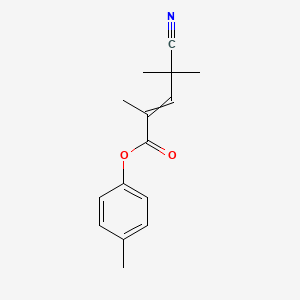 4-Methylphenyl 4-cyano-2,4-dimethylpent-2-enoate