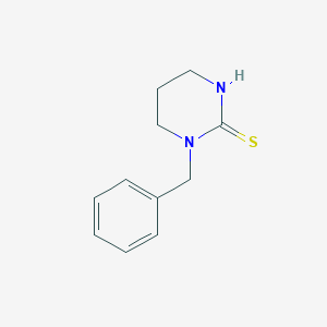 molecular formula C11H14N2S B14592212 1-Benzyltetrahydropyrimidine-2(1H)-thione CAS No. 61282-97-1