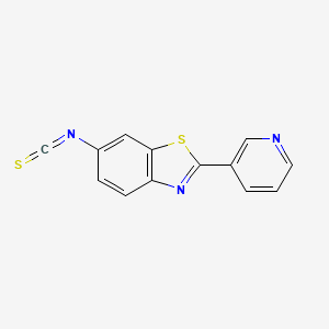 6-Isothiocyanato-2-(pyridin-3-yl)-1,3-benzothiazole