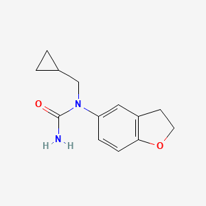 N-(Cyclopropylmethyl)-N-(2,3-dihydro-1-benzofuran-5-yl)urea