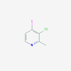 molecular formula C6H5ClIN B1459226 3-Chloro-4-iodo-2-methylpyridine CAS No. 1227578-12-2
