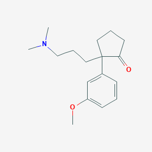 2-[3-(Dimethylamino)propyl]-2-(3-methoxyphenyl)cyclopentan-1-one