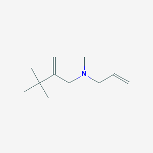 N,3,3-Trimethyl-2-methylidene-N-(prop-2-en-1-yl)butan-1-amine