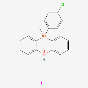 molecular formula C19H16AsClIO B14592325 CID 78066163 