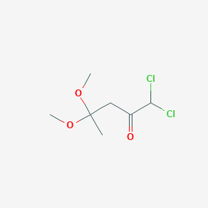 1,1-Dichloro-4,4-dimethoxypentan-2-one