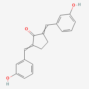 2,5-Bis[(3-hydroxyphenyl)methylidene]cyclopentan-1-one