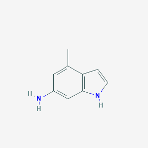 molecular formula C9H10N2 B145924 4-甲基-1H-吲哚-6-胺 CAS No. 139121-40-7