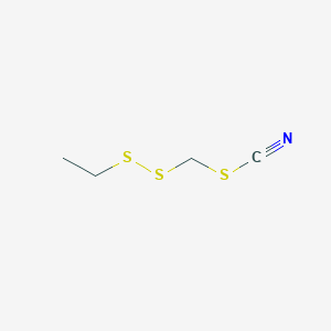 (Ethyldisulfanyl)methyl thiocyanate