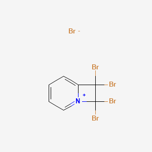 7,7,8,8-Tetrabromo-1-azabicyclo[4.2.0]octa-1,3,5-trien-1-ium bromide