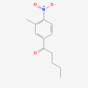 1-(3-Methyl-4-nitrophenyl)pentan-1-one