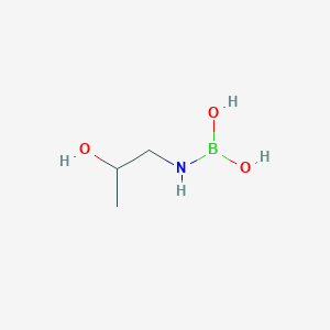 (2-Hydroxypropylamino)boronic acid