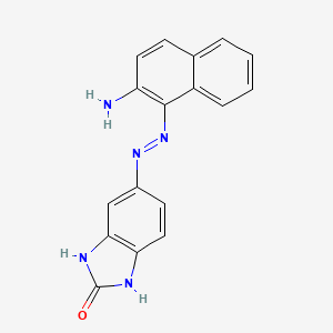 5-[2-(2-Aminonaphthalen-1-yl)hydrazinyl]-2H-benzimidazol-2-one