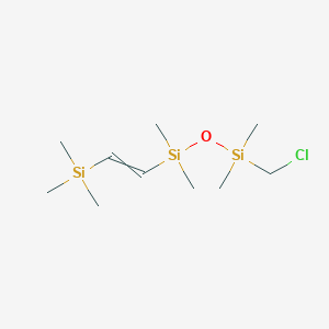 1-(Chloromethyl)-1,1,3,3-tetramethyl-3-[2-(trimethylsilyl)ethenyl]disiloxane