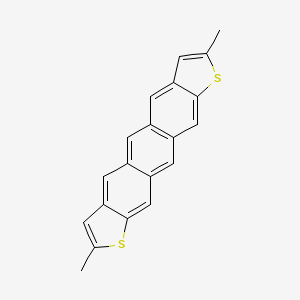 molecular formula C20H14S2 B1459256 2,8-Dimethylanthra[2,3-b:7,6-b']dithiophene (purified by sublimation) CAS No. 1392416-39-5