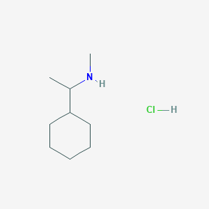 molecular formula C9H20ClN B1459258 1-环己基乙基(甲基)胺盐酸盐 CAS No. 1782290-39-4