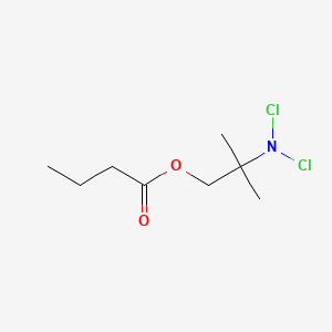 Butanoic acid, 2-dichloroamino)-2-methylpropyl ester