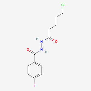B1459262 N'-(5-chloropentanoyl)-4-fluorobenzohydrazide CAS No. 1823188-46-0
